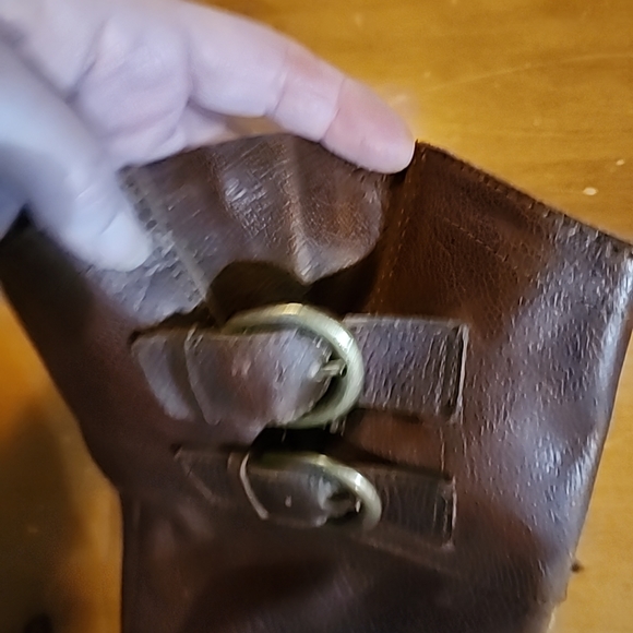 BOC Tall Leather Riding Boots with Heel + Zipper - Brown - Women's 6 - Picture 9 of 10